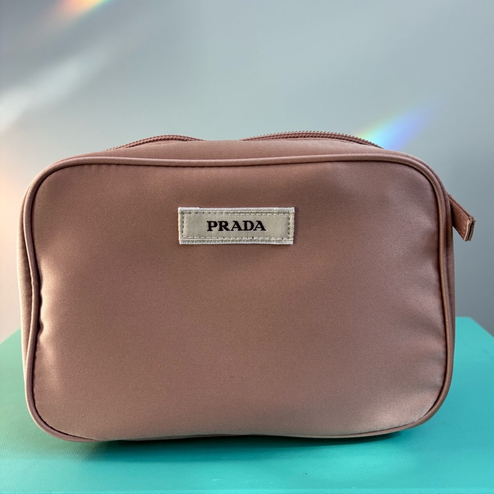 Prada cosmetics pouch